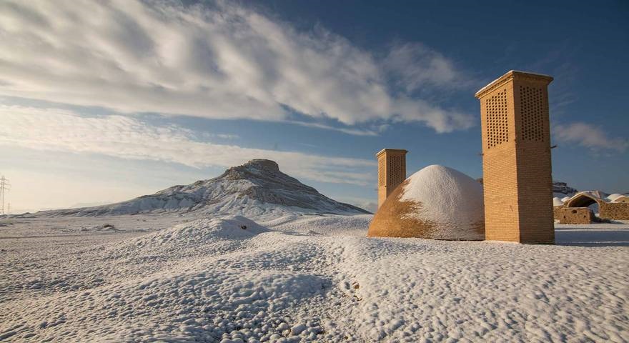 زمستان شهر یزد